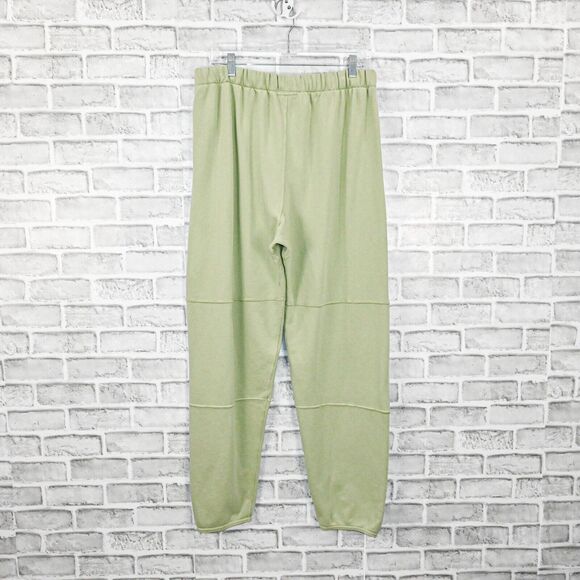 LADY WHITE CO. Men's Panel Sweatpant Joggers in Dark Mint size Large NWT - Picture 3 of 9